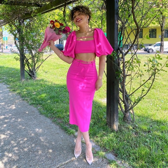 ZARA CROP BALLOON TOP - Picture 4 of 4